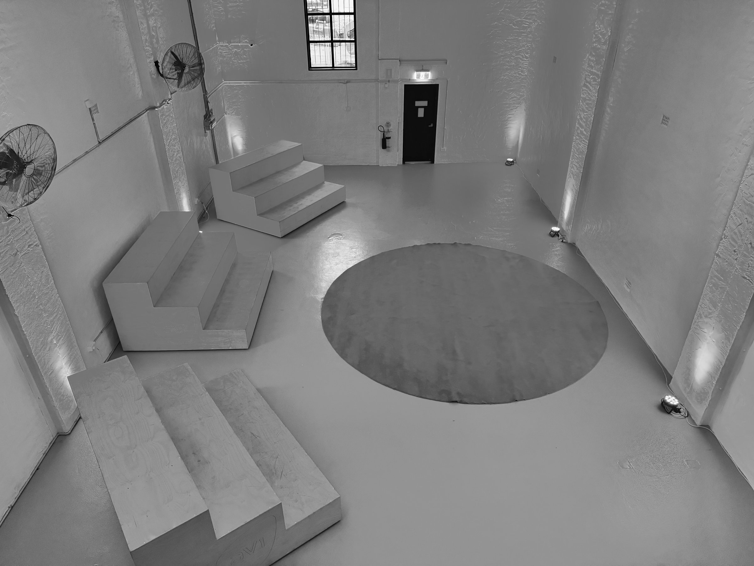 Interlude main hall, elevated view